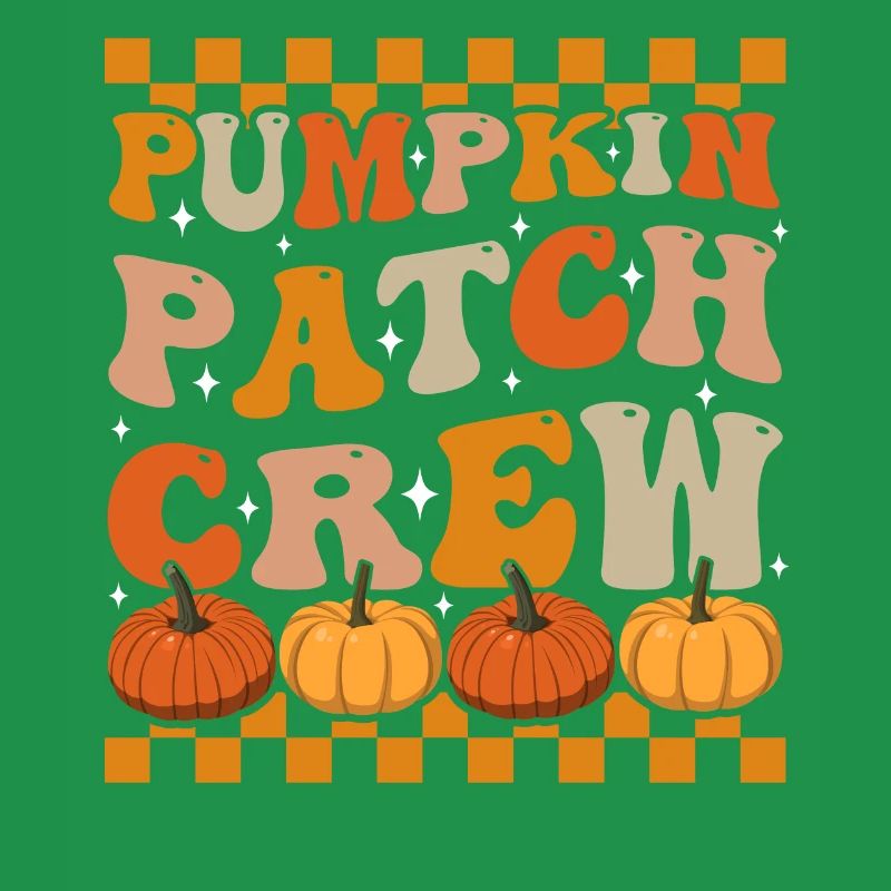 Groovy Pumpkin Patch Crew Fall Pumpkins