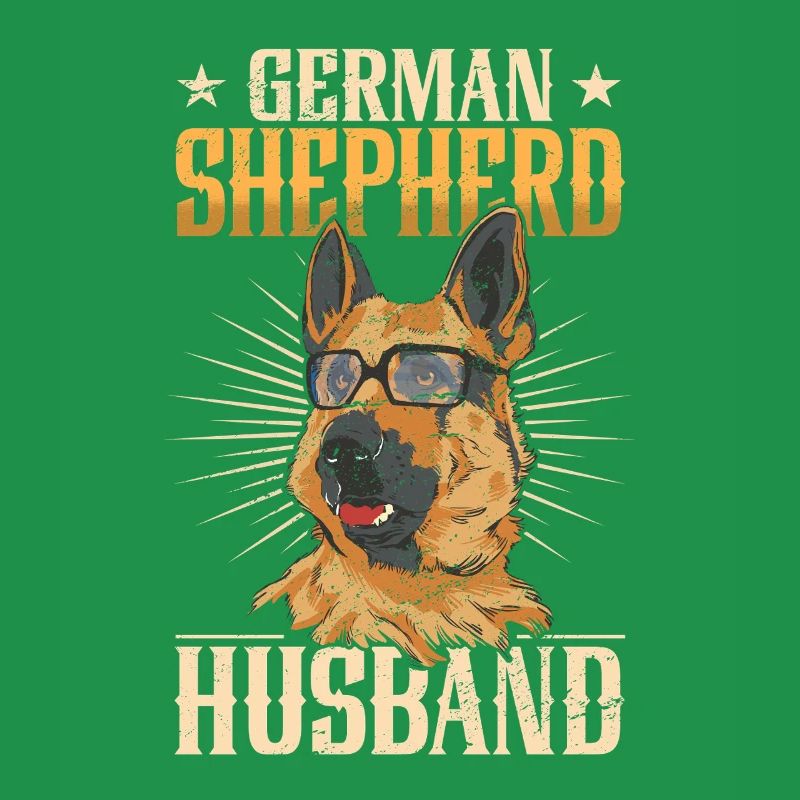 Deutscher Schäferhund Liebhaber Eheman Edition