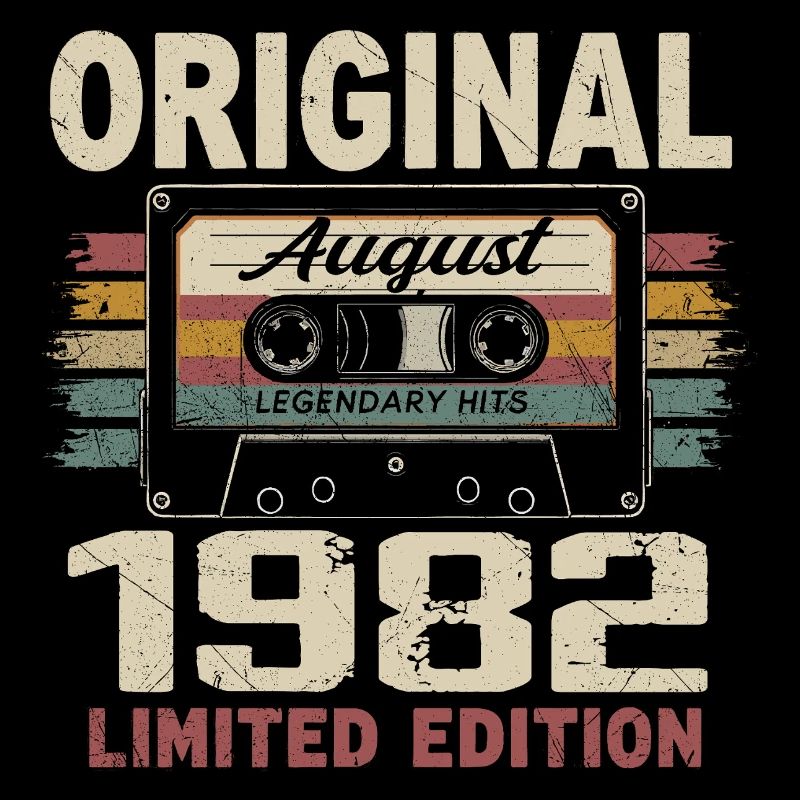 August 1982 August 1982 Geschenk August 1982 August 1982