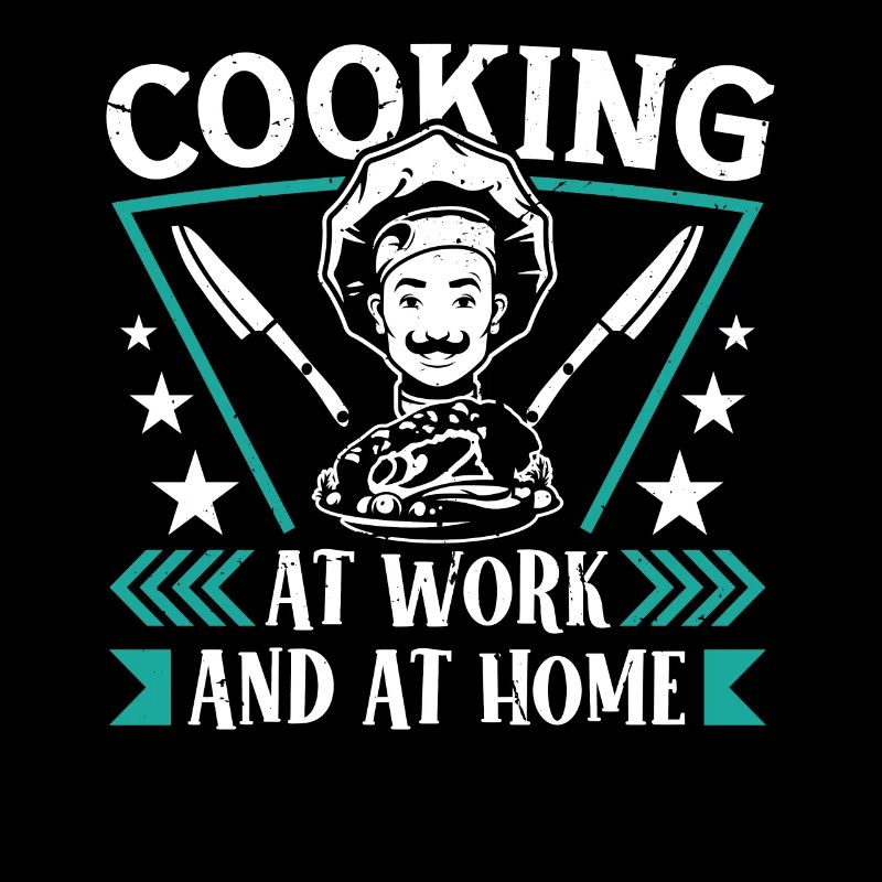 Chef Cooking At Work And At Home Cooking Chef