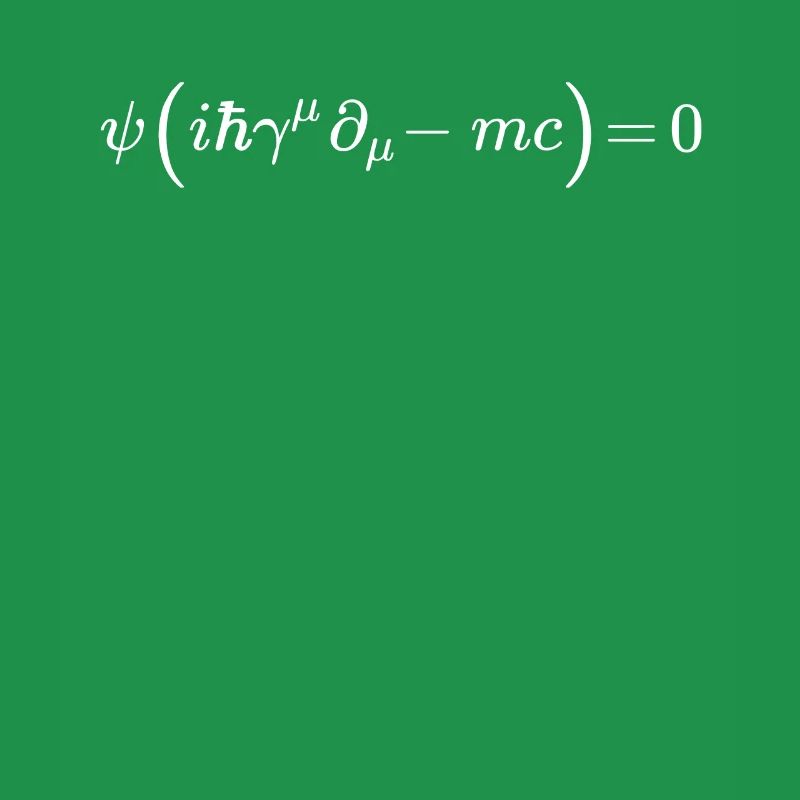 Dirac Equation Mathematical Relativistic Quantum