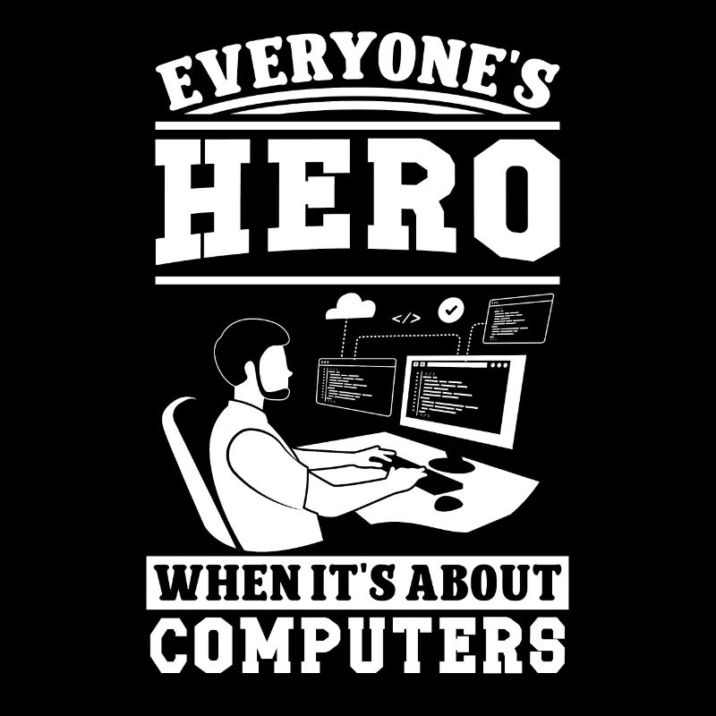 Softwareentwickler Everyone's Hero Programmierer
