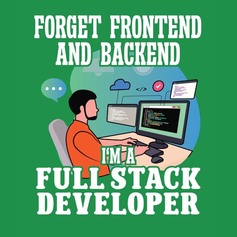 Softwareentwickler Full Stack Developer Coder Geek