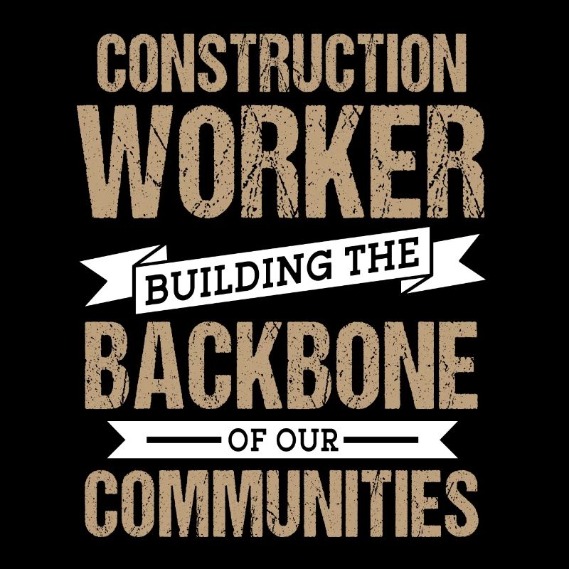 Travailleur de la construction Ouvrier de la construction Embarcation dorsale