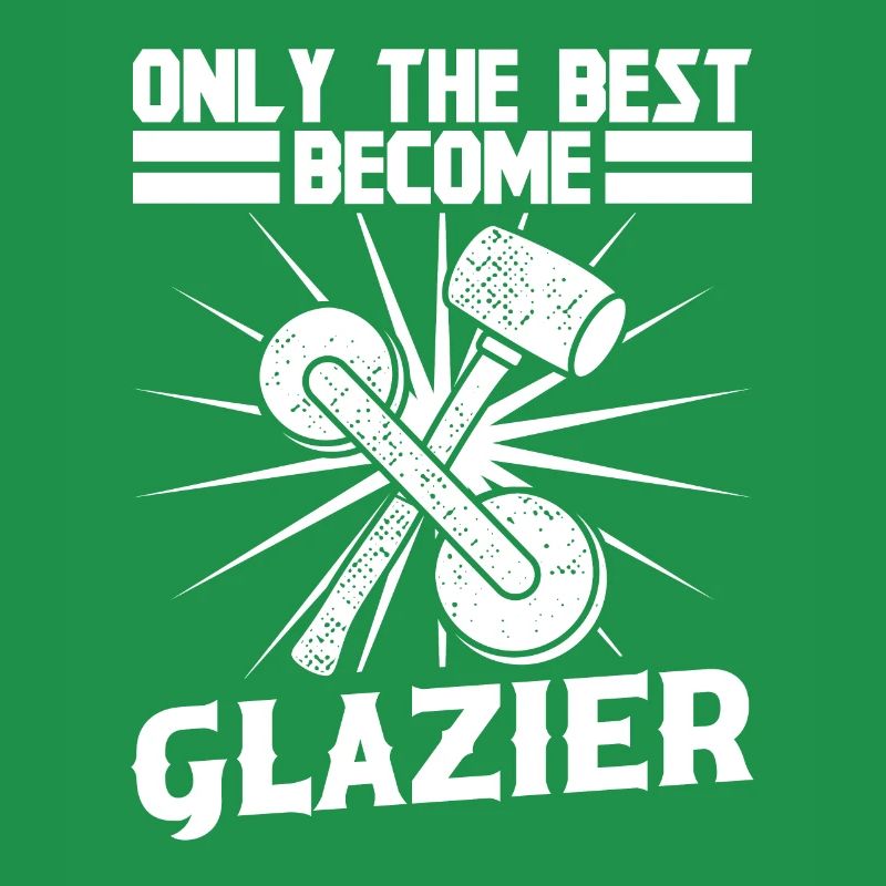 Glaser Best Become Glazier Glaserarbeiter Glas