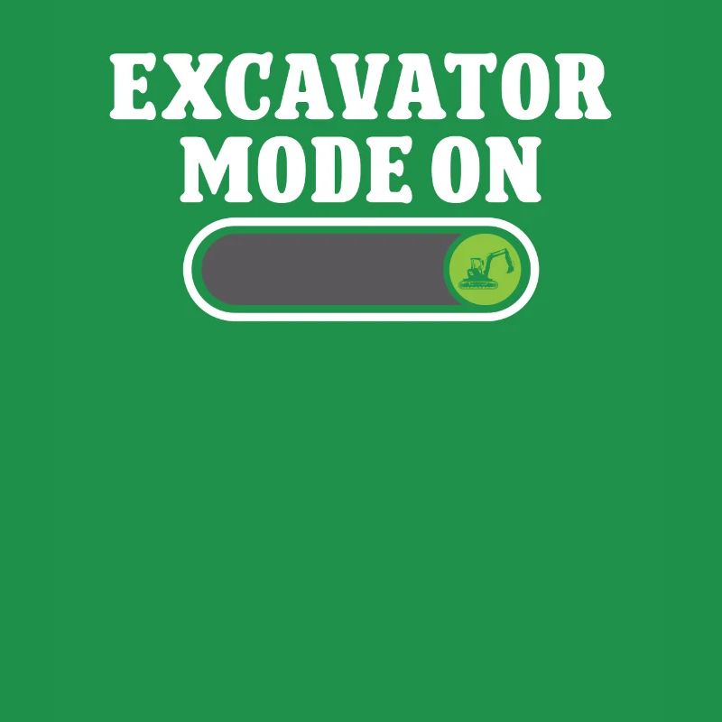 Baggerfahrer Excavator Mode On Baggerführer Bagger