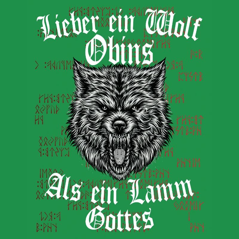 Lieber Ein Wolf Odins Als Ein Lamm Gottes