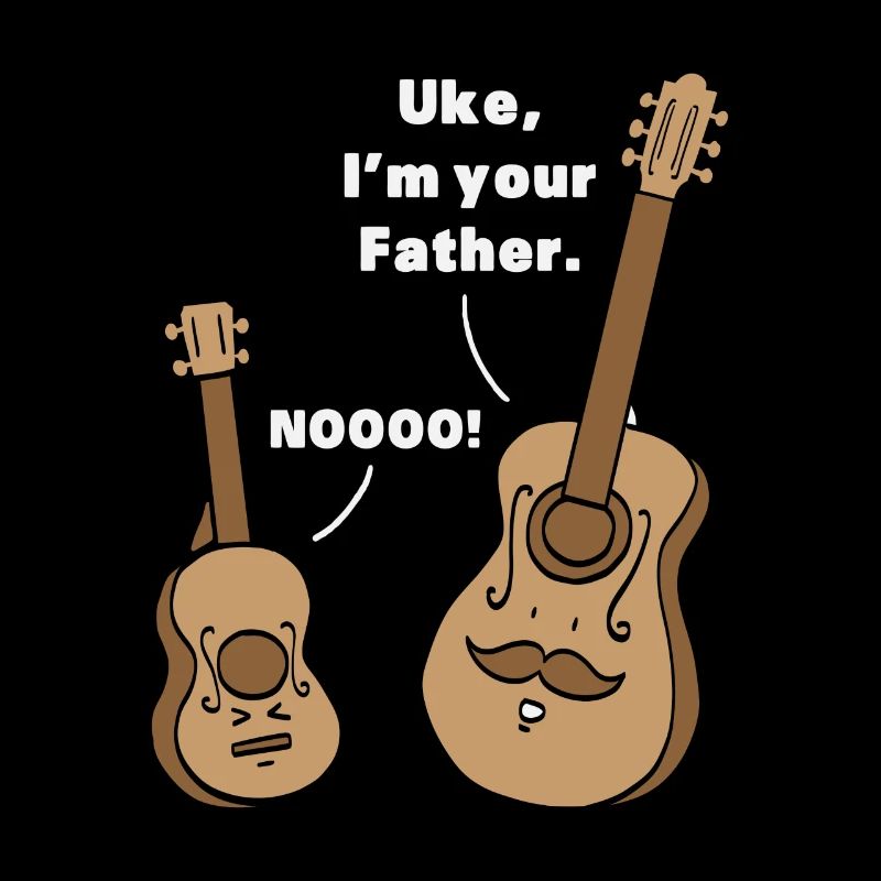 Ukulele Gitarre Geschenk Uke I am your father