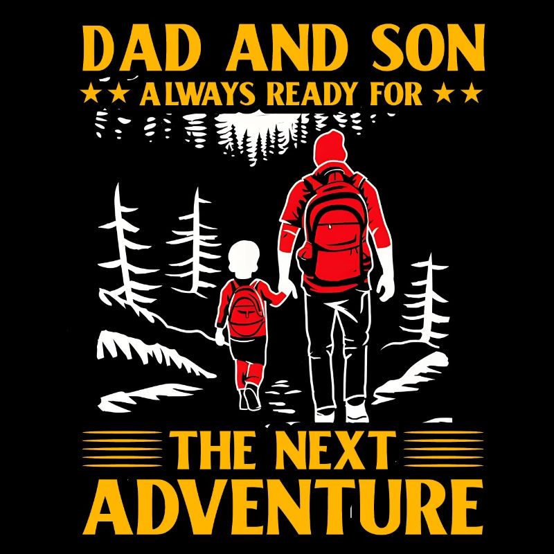 Dad and Son always ready for the next adventure