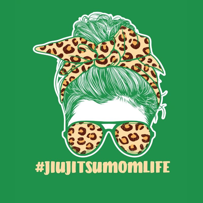 JiuJitsu MomLife Leopard Pattern
