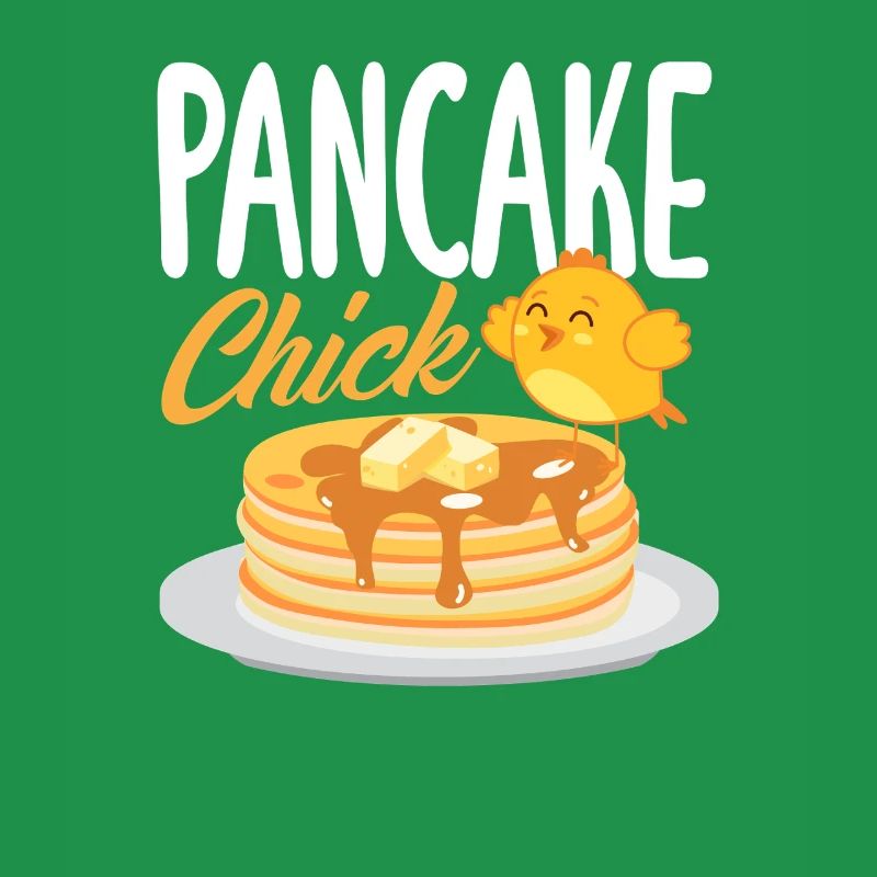 Pancake Chick Lover Design
