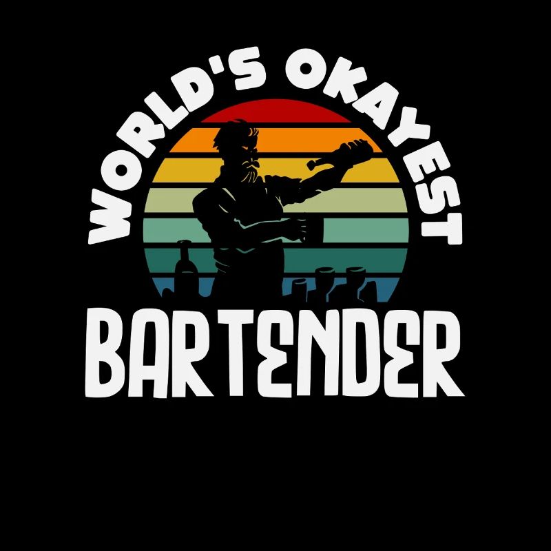 Weltbester Okayester Barkeeper Design