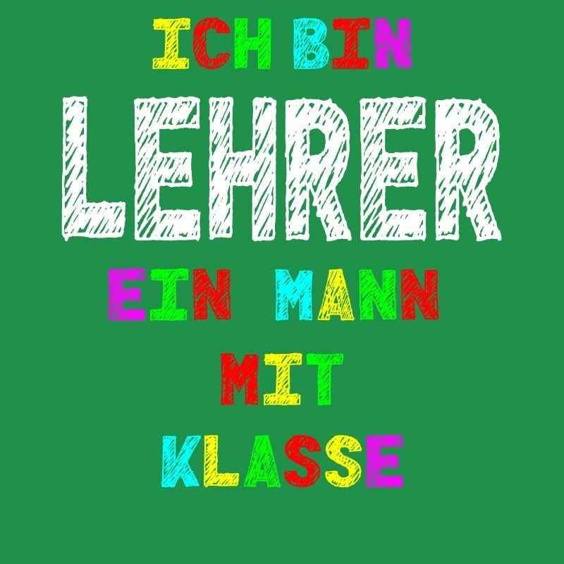 Lehrer Ich bin Lehrer ein Mann mit Klasse Geschenk