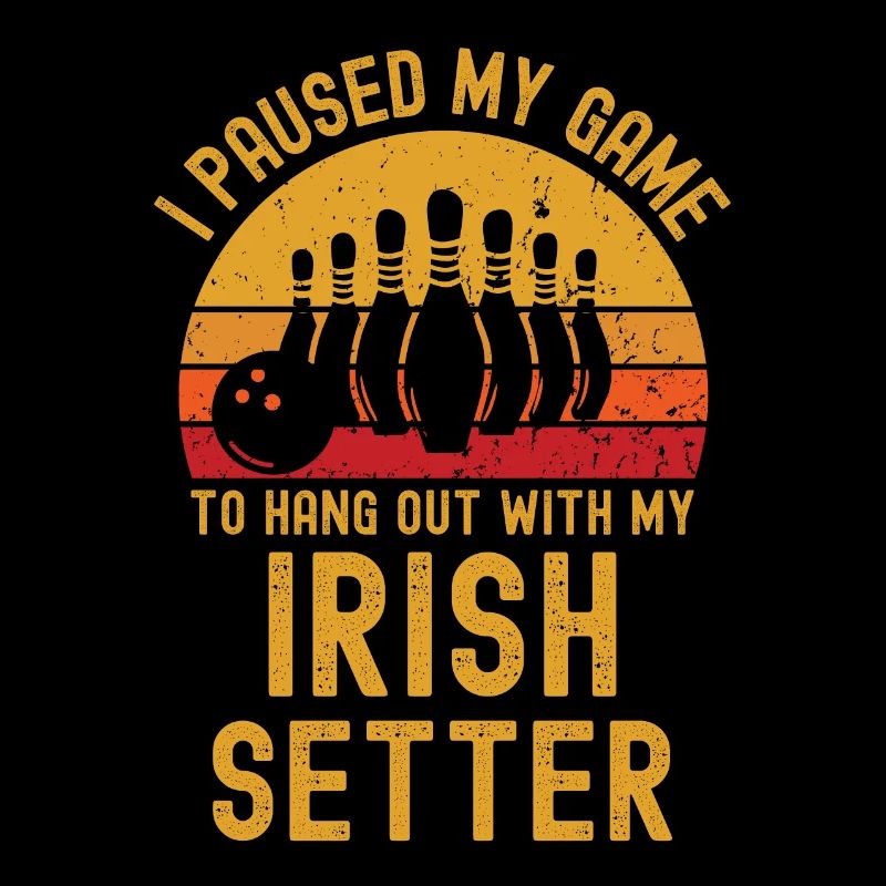 Bowling and Irish-Setter