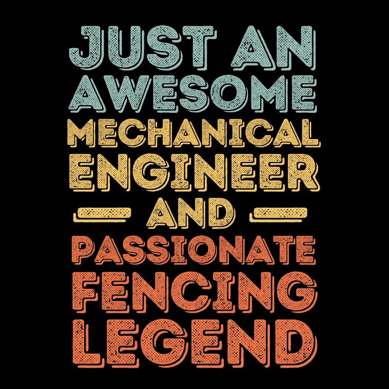 Mechanical engineer fencing retro