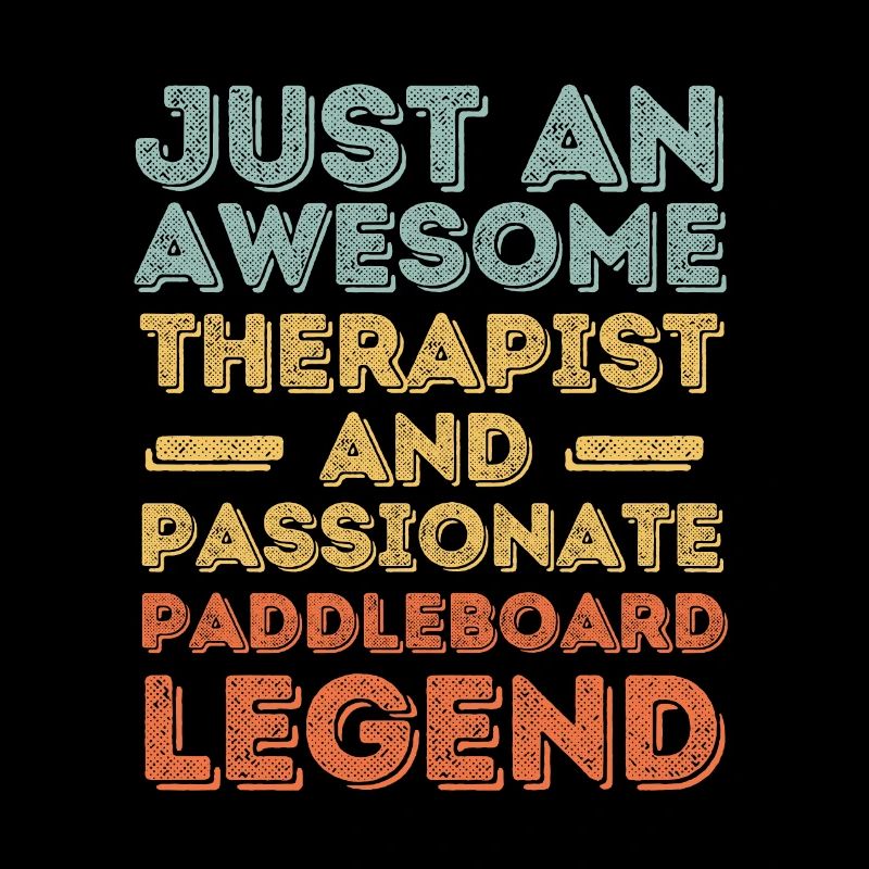 Therapist Paddleboard retro