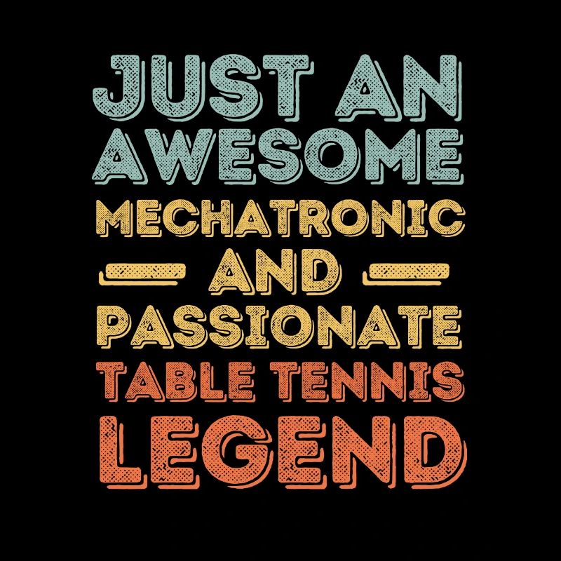 Mechatronics Technician Table Tennis retro