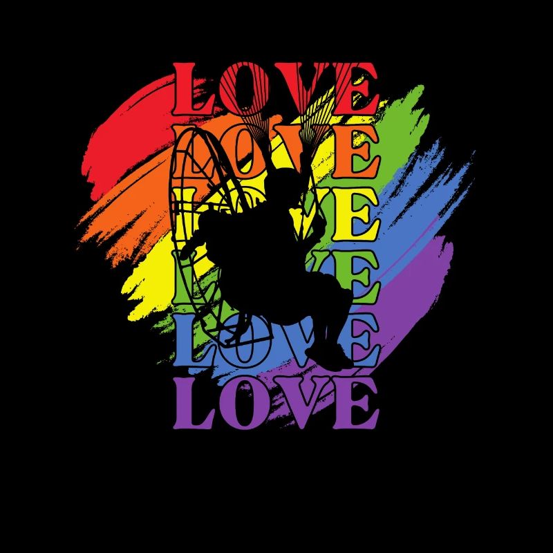 Paramotoring LGBT Pride