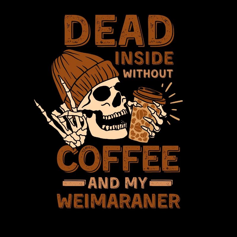 Coffee Weimaraner lover