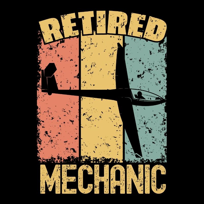 Gliding retired mechanic