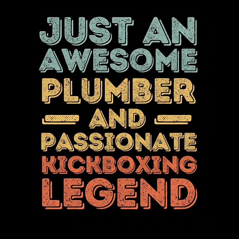 Plumber Kickboxing legend retro