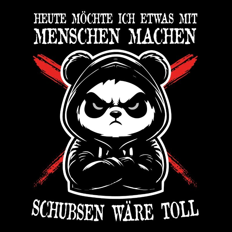 Cool Panda Ironie Frech Witzig Trend Spaß