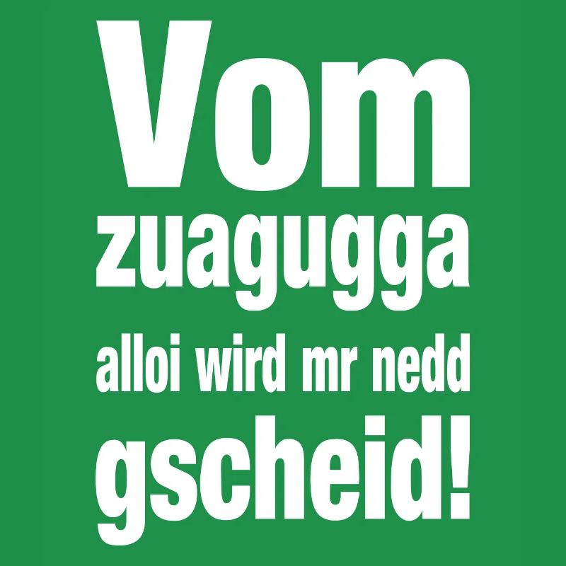 Vom Zuagugga Alloi Wird Mr Nedd Gscheid