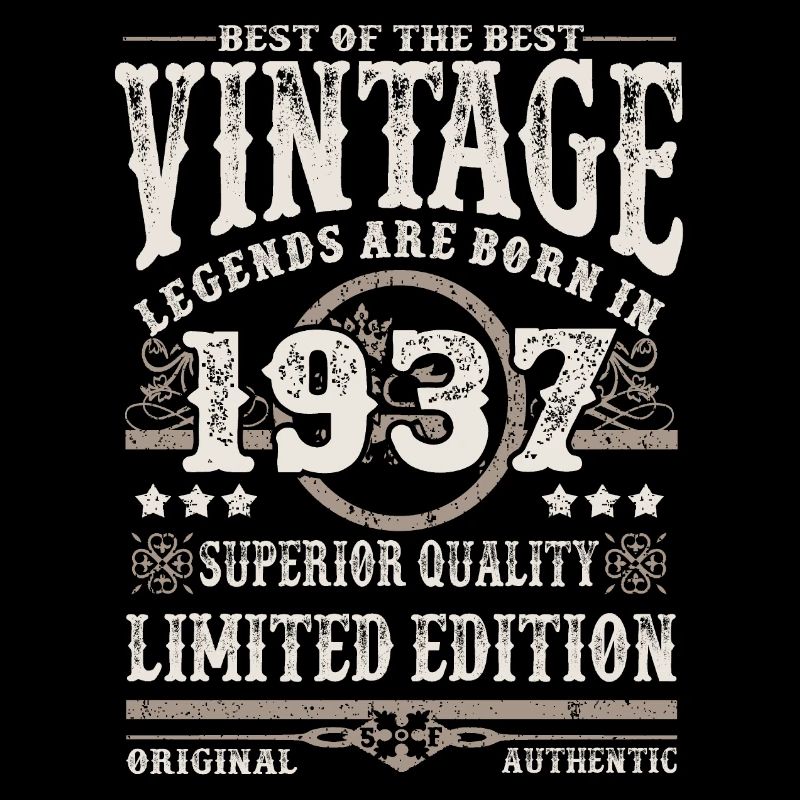 Legends are born in 1937