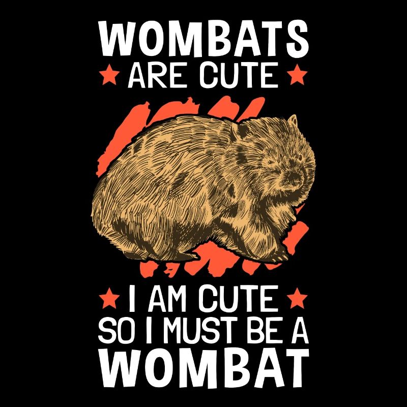Also bin ich ein Wombat Beuteltier