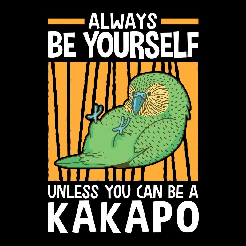 Be a Kakapo flightless parrot