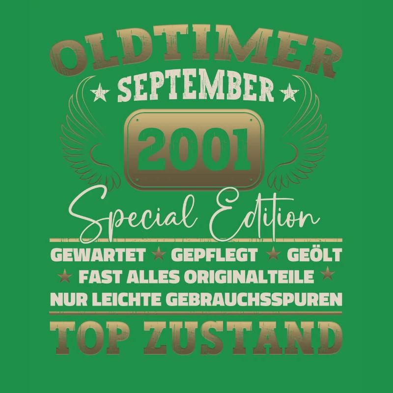 Oldtimer September 2001 21st birthday Geschen