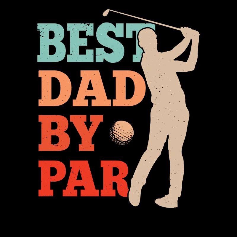 Bester Vater Nach Par Golf Golfer Papi Papa