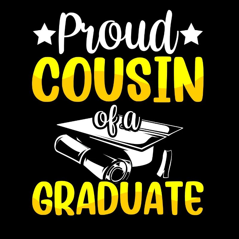 Fier cousin d’un diplômé diplômé