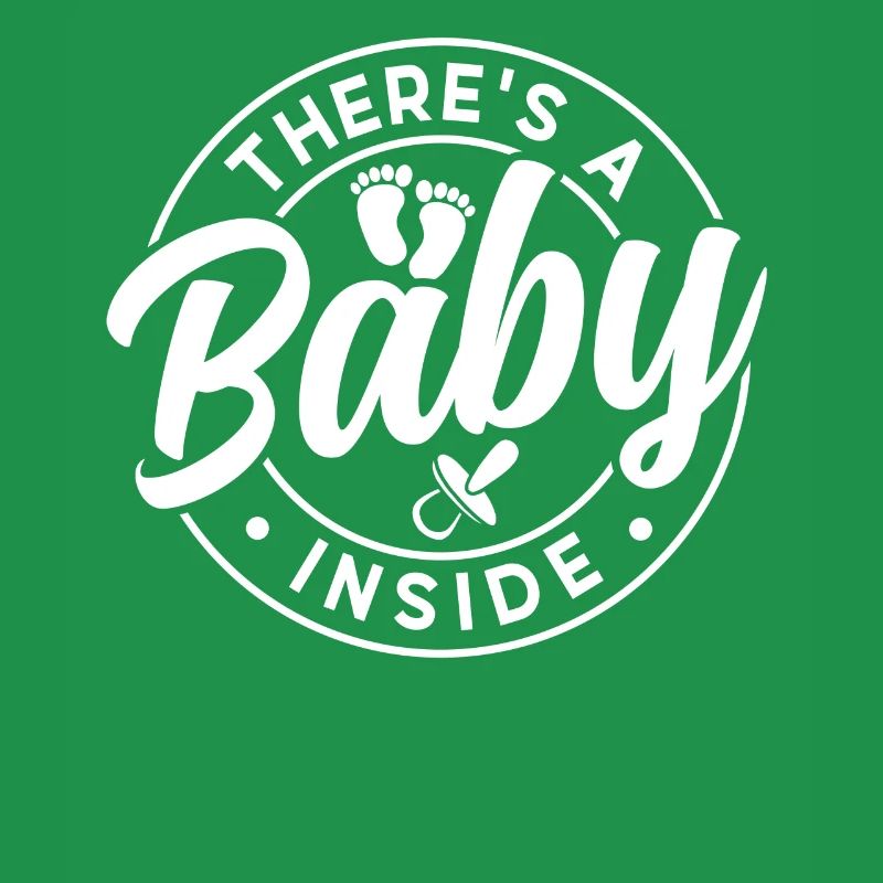 Il y a un bébé dedans mignon bébé à l’intérieur enceinte