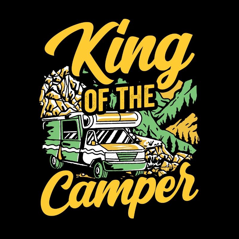 König Der Camper Campen Camping Campingplatz Camp