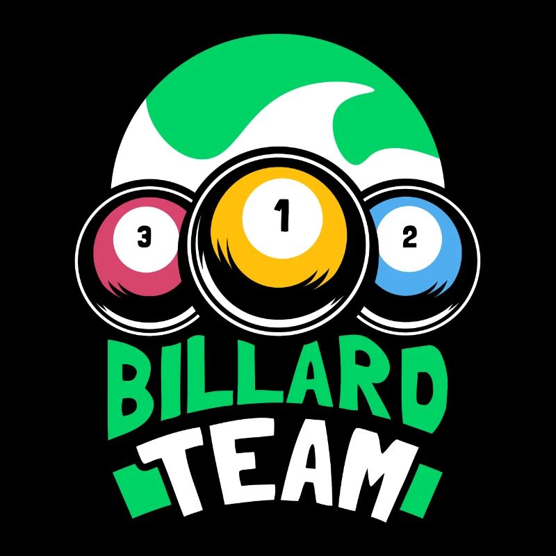 Joueur d’équipe de billard Billard Billard