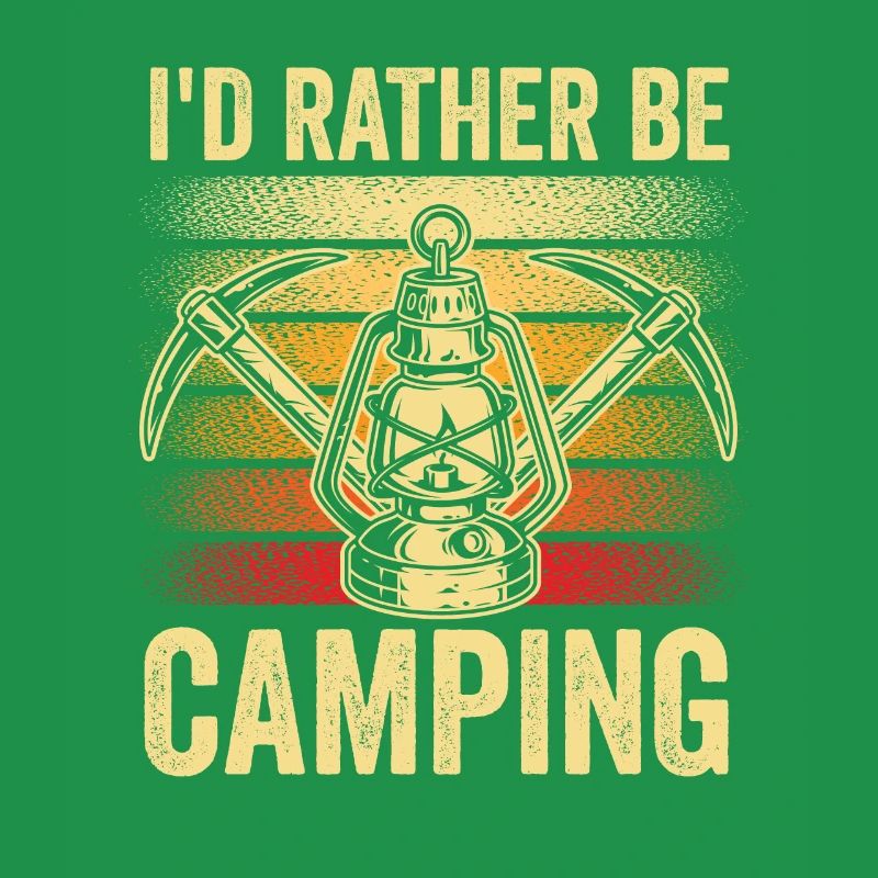I would rather camp camping camper camp