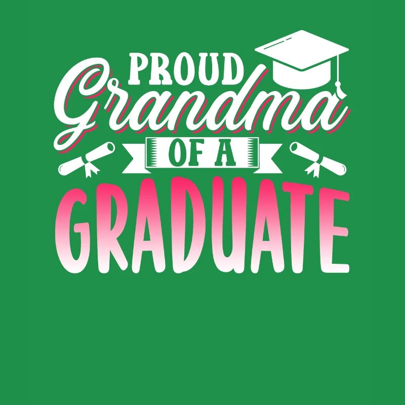 Stolze Großmutter Eines Absolventen Absolvent