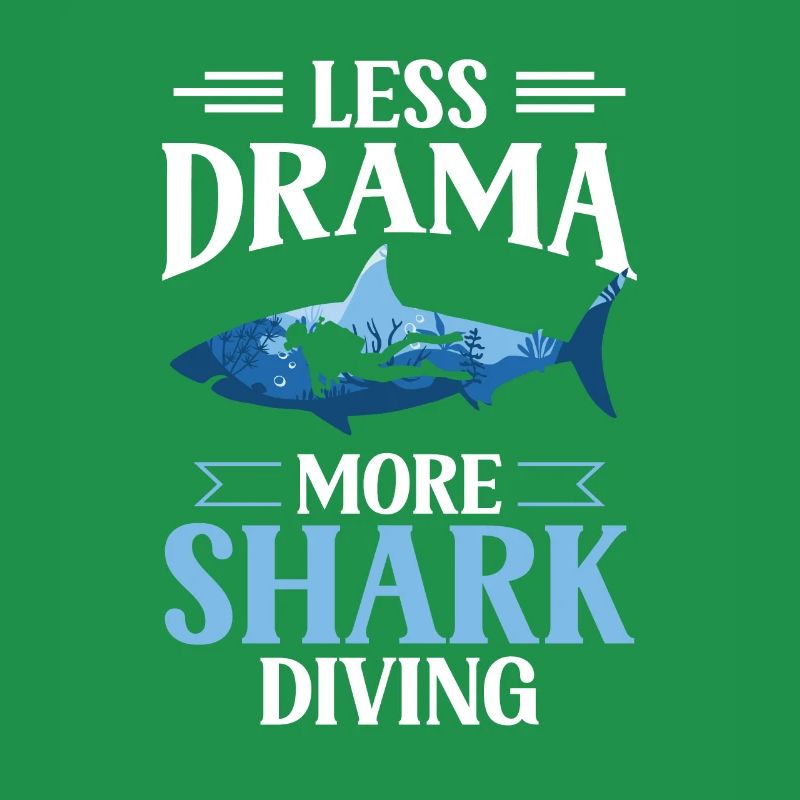 Moins de drame Plus de plongée avec les requins Plongée avec les requins
