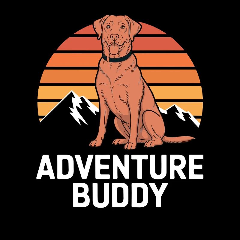Labrador Adventure Buddy – Sunset Style