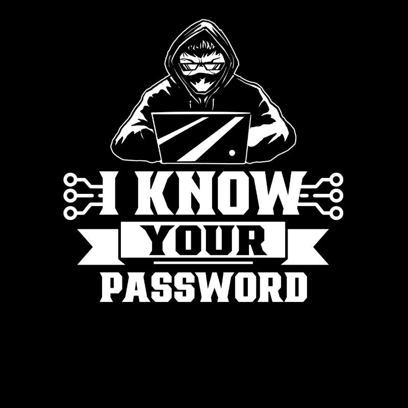 Je connais votre mot de passe Hacker Cybersécurité Hack