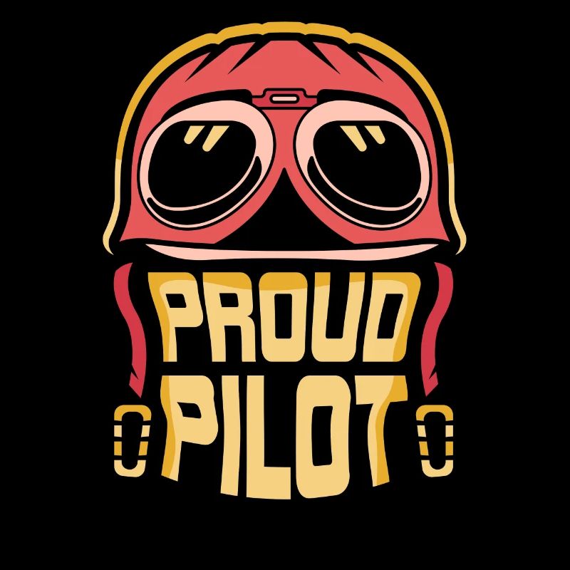 Stolzer Pilot Leichtflugzeug Kleinflugzeug Jet