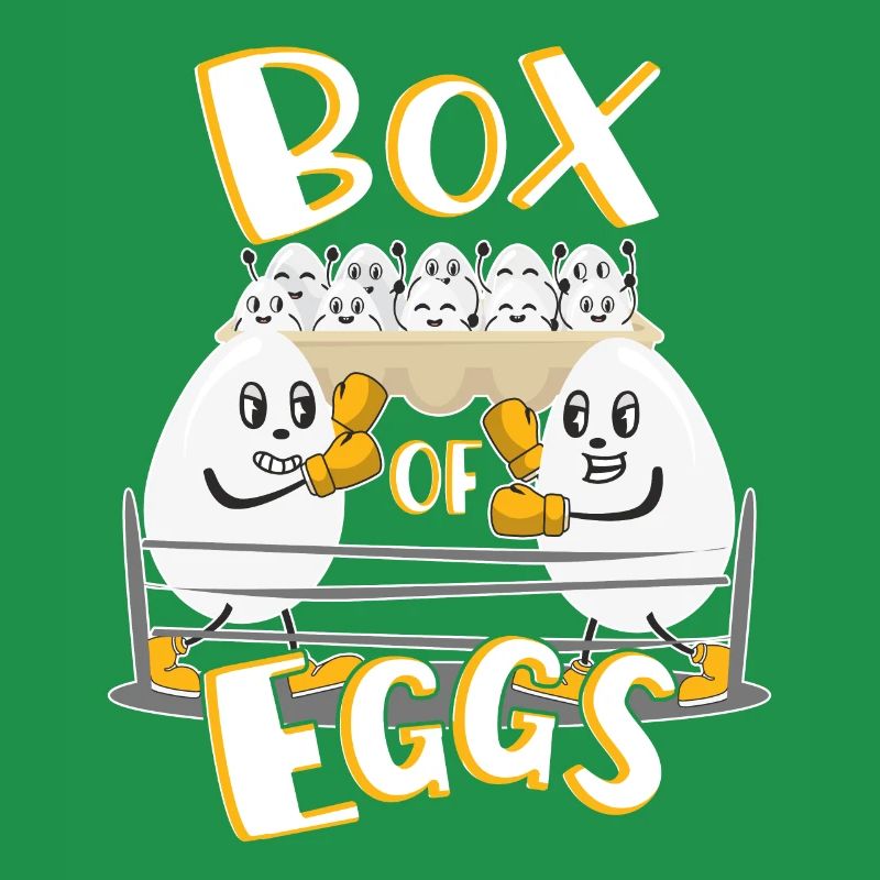 Funny Box Of Eggs - Cool Eggs Farmer Gift Idea