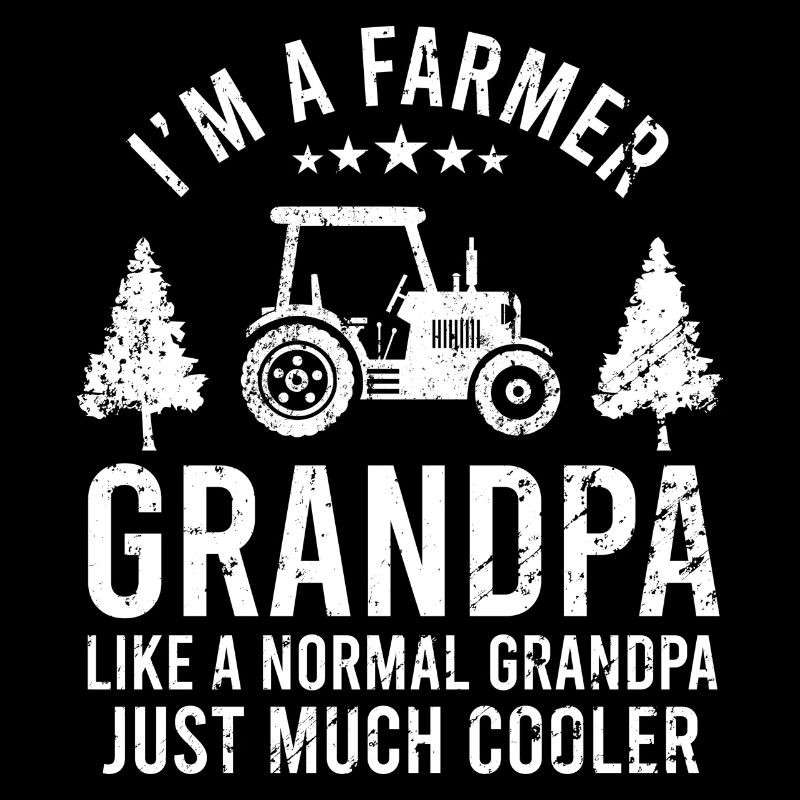 Bauer Opa Großvater Farmer Geschenk