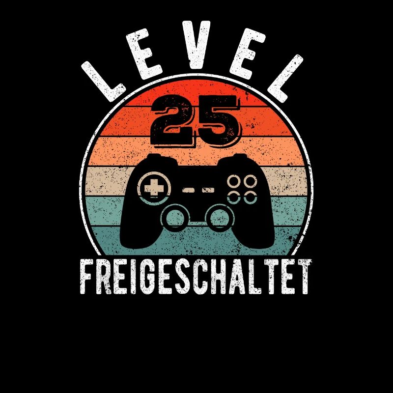 25. Geburtstag Mann 25er 25ter Level 25 Geschenk