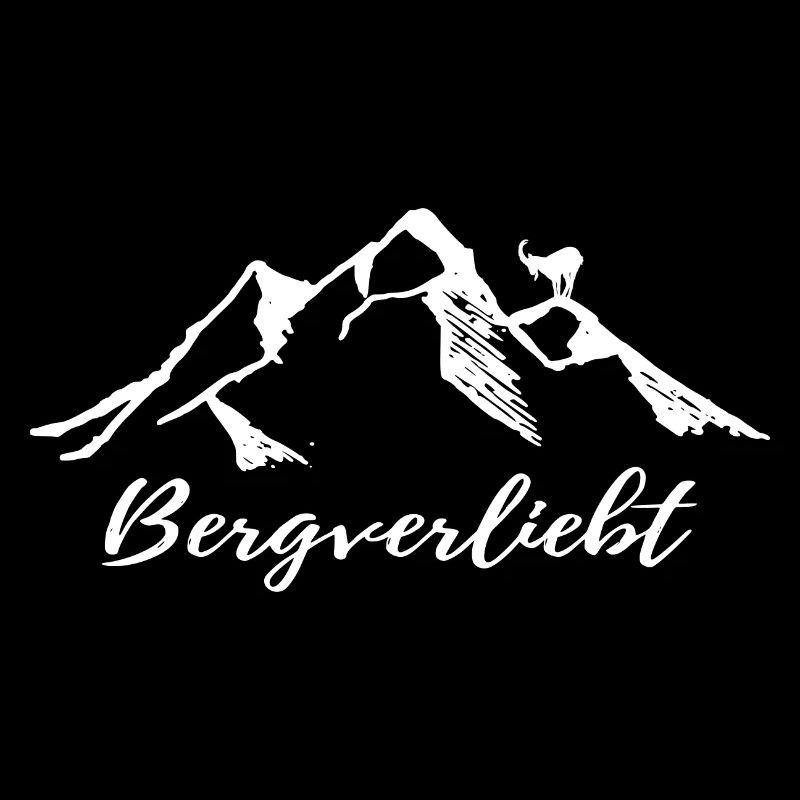 Berg mit Steinbock
