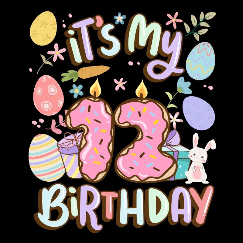 C’est mon 12 anniversaire de vacances de beignets de Pâques