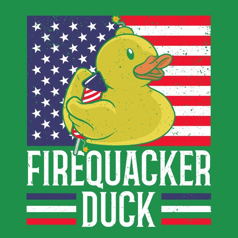 Firequacker Duck 4 juillet Firecracker