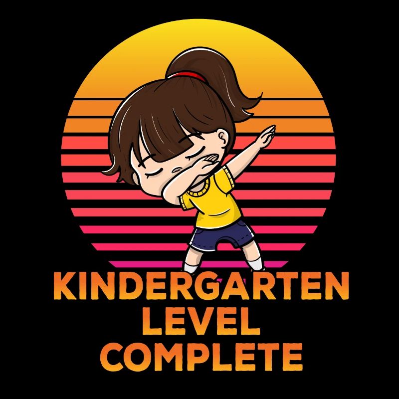 Kindergarten Level Complete Funny Dabbing Student