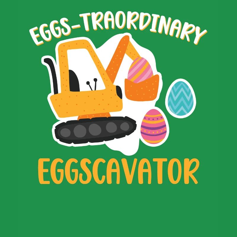 Eggs-traordinary Eggscavator Baubagger Bagger